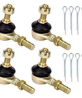 Left Right Hand 10Mm Heavy Duty Tie Rod Ball Joint Kit for Chinese Kids ATVs with 2 left, 2 right joints, and 8 cotter pins