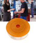 Badass Transparent Air Hose Built For Hardcore Garage Work With High Pressure Pounding Power Using Heavy Duty Polyurethane Material That Will Handle Any Tough Automotive Repair Job Like A Champ, orange reel in shop