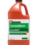 Pro Grade Heavy Duty Exterior Concrete Sealer With Slick High Gloss Finish And Deep Color Pop For Driveways Patios And Pool Decks in one gallon container.