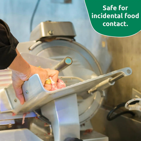 Food Safe Machine Lube For Go-To Heavy-Duty Bearings And Seals, sanitary lubricant in use for food processing equipment