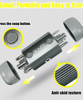 126 In 1 Precision Screwdriver Set With 111 Magnetic Bits, Flexible Shaft, featuring compact case with anti-skid texture