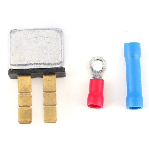 Close-up of components in 12V Universal Fuse Harness Kit With 21 Circuit Color Coded Wires For Cars Trucks RVs And Motorhomes
