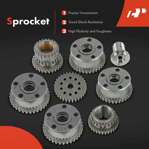 Engine Timing Chain Kit With Sprocket Tensioner And Guide For Jeep Grand Cherokee Wrangler Dodge Grand Caravan Charger Town