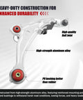 Nissan Altima Front Suspension Kit 2007 2013 10 Pcs With 2 Lower Control Arms And Ball Joints 2 Sway Bar Links Tie Rod Boots