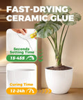 Heavy Duty No-Drip Ceramic Glue Gel for Quick Fixes on Porcelain, showcasing fast-drying feature for quick repairs and strong bonds
