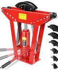Heavy Duty 12 Ton Manual Hydraulic Pipe Bender With Six Adjustable Roller Dies for Precision Copper Tubing Bending