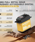 Beefy 24Kg Digital High Torque Programmable Metal Gear Steering Servo for 1/10 RC cars with aluminum housing and 180-degree swing