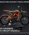Full Main Wiring Harness For Light Bee X S Electric Dirt Bike And Segway X160 X260 Plug And Play Cable Harness With Easy Install