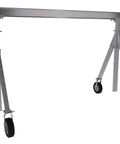 Straight Up Heavy Duty Aluminum Gantry Crane With Adjustable Height And 1500 Lb Capacity Rock Solid 12 Foot By 8 Foot Frame with wheels.