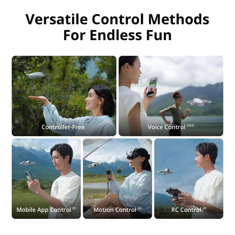 Neo Mini Drone With 4K UHD Camera Dope Lightweight 135g Self Flying With Subject Tracking Palm Takeoff QuickShots in various controls