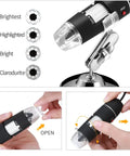 40-1000X USB Microscope With Portable Carrying Case For Kids And Adults, Perfect For Coins, Circuit Boards, Stamps, Skin, Hair, Jewelry And Insects, Type C And Micro USB OTG Compatible, Great For DIY Projects And Education, An Awesome Learning Tool.