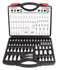 60 Piece Master Torx Bit Socket Set for Everyday Pro Jobs, One Quarter Inch Three Eighths Inch and One Half Inch Drive