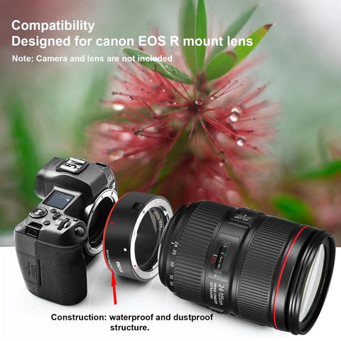 Built Tough Metal Lens Adapter EF to EOS R Mount for Canon EF and EF-S Lenses with Canon camera and lens example