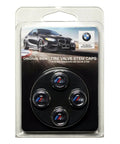 BMW M Logo Valve Stem Caps Set Of 4 Genuine OEM Flexible And Easy To Install Tire Caps Multi Color Finish Durable Car Accessory For BMW And M Models