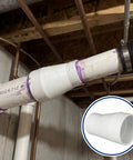Installed 3 Pack 4 By 3 Inch PVC Pipe Fittings Eccentric Reducer Coupling Schedule 40 High Flow For Pool Spa DIY Plumbing Irrigation White