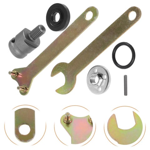 Heavy Duty Electric Drill Adapter Angle Conversion Kit Real Deal Nut Wrench For Grinding Bolt Work Compatible With Major Brand Power Tools Easily Essential Gear For DIY Pros Who Want To Crush Projects Without Stress Or Spending Crazy Money At All. metal drill adapter kit parts