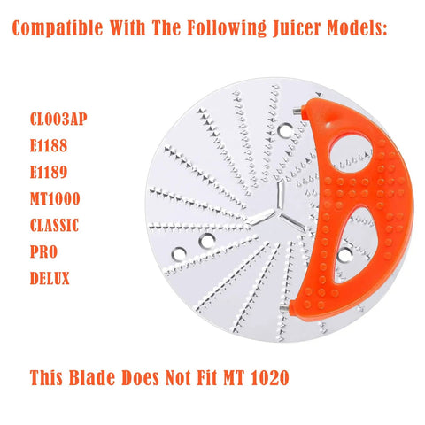 Must Have Replacement Blade And Crescent Tool Kit For Power Juicer Models CL003AP E1188 E1189 MT1000 Classic Pro Deluxe