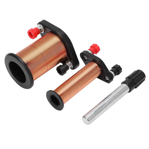 Hands On Electromagnetic Induction Coil Kit For Physics Class, Lightweight Portable PVC And Brass Coil For Easy Hands On Experiments Set