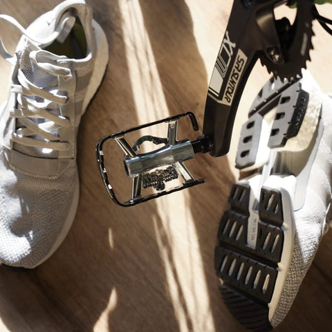 Dual Platform Clipless Pedals For Shimano SPD Mountain Road And Trekking Bikes Sealed Bearings CrMo Axle Aluminum Body