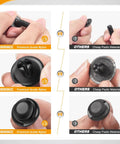 GOOACC bumper retainer clips kit; six nylon push rivets shown vs cheap plastic equivalents