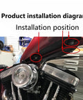 Gas Tank Mount Grommets for Harley Davidson Heritage Softail installation diagram showing grommet placement on motorcycle