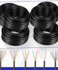 Stacks of Pro Grade Heavy Duty Sprinkler System Wire 18 Gauge Irrigation Wire with UV PVC Jacket for underground use
