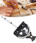 Killer Precision Miter Gauge For Table Saw Dials In Tight Cuts Adjustable 0 To 70 Angle Lock with cushioned handle, aluminum.