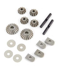 Beefy Differential Gear Set For 1 Eighth Scale RC Cars, Precision Machined Steel Gears With Metal Cross Shafts, Durable Replacement Part