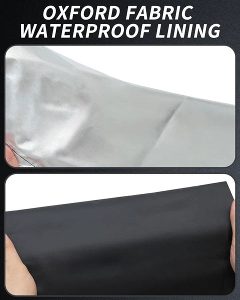 Close-up of Waterproof Wet Bags Three Pack For Diapers Beach Pool Gym Swimsuits Food Storage And Wet Clothes fabric lining.