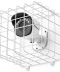 Tough As Nails Steel Wire Damage Stopper Cube Cage For Security Guard Equipment With Included Mounting Hardware, 8.78x8.78x7.01 inches.