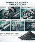 Industrial Grade MoS2 Powder 100g Molybdenum Disulfide Dry Lubricant With 1.3 Micron Particles for bearings and gears