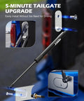 Illustration of Dodge Ram Tailgate Lift Assist Kit parts for 2009-2025 Ram 1500 2500 3500 with easy installation instructions