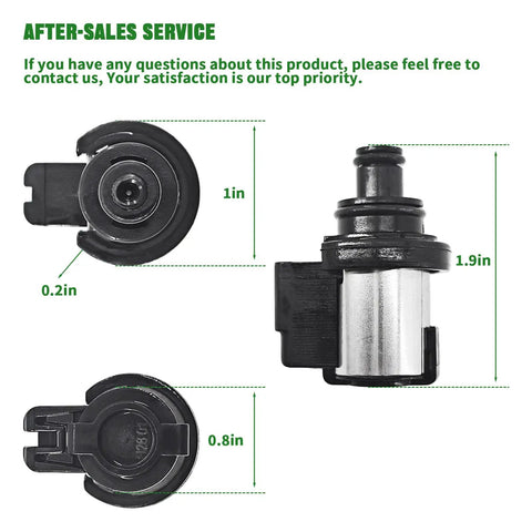 Subaru Torque Converter Clutch Lock Up Solenoid 3.2 To 3.7 Ohm Replacement For Lineartronic CVT TR580 TR690 Outback Impreza Legacy Forester Replaces 926-408 31825AA050 31825AA051 31825AA052, 1.9in