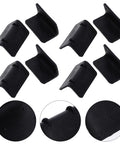Heavy Duty Black Plastic Corner Protectors For Shipping Straps And Pallet Edges, close-up view of sturdy cargo guards