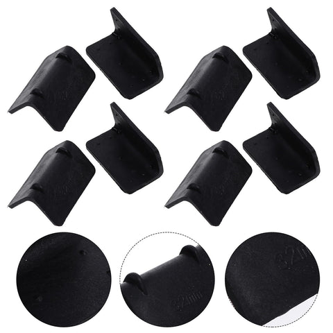 Heavy Duty Black Plastic Corner Protectors For Shipping Straps And Pallet Edges, close-up view of sturdy cargo guards
