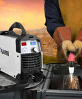65 Amp Dual Voltage Plasma Cutter Machine 120V 240V Beast With IGBT Inverter High Frequency Touch Arc in use cutting metal
