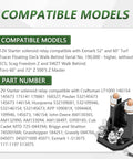 12V Beefed Up Starter Solenoid Relay For Lawn Mowers And Tractors Fits Craftsman LT1000 Poulan Husqvarna AYP