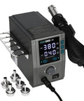 High Power Hot Air Rework Station 700W With Quick Change Nozzle Bracket, 212F To 932F Range, 110V SMD Soldering Desoldering Tool
