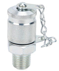 Heavy Duty Hydraulic Test Coupling Kit With Sealing Threads For Hose Fittings And Oil Measuring Tool NPT One Quarter Inch Built To Last Adapter Set For Pneumatic And Hydraulic Systems, carbon steel coupling