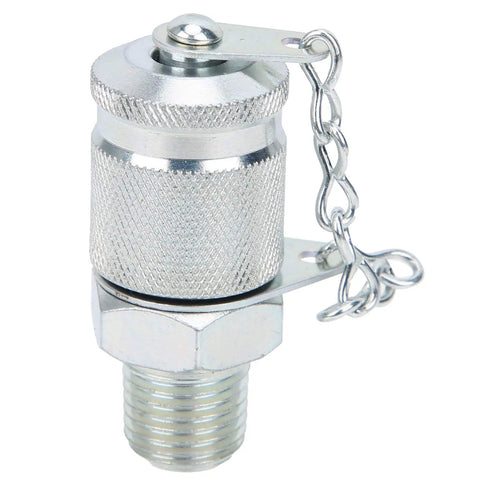Heavy Duty Hydraulic Test Coupling Kit With Sealing Threads For Hose Fittings And Oil Measuring Tool NPT One Quarter Inch Built To Last Adapter Set For Pneumatic And Hydraulic Systems, carbon steel coupling