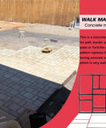 Walk Path Maker Concrete Molds 10 Grid Reusable Stepping Stone Paver For Garden Yard Patio DIY Pathway Easy To Use 17.5 By 15.5 By 1.5 Inch Mold For Outdoor Use Durable visible on finished pathway