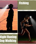 Rechargeable LED Baseball Cap With USB Cable And Battery, Five LED Lights Built In, All Day Battery, used for fishing and jogging