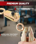 Heavy Duty Workhorse 5 Ton Two Way Auto Body Repair Clamp Tool With Self Tightening Frame Pull Clamps And Anti Rust Grips