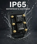 Beefy 12V Forward And Reverse Relay Module With Six Terminals For Tarpaulin Systems Winches Hoists And Snow Plows Replaces 5541100 ATP0110 High Current Reversing Motor Control Up To 80A Intermittent And 50A Continuous, IP65 sealed relay