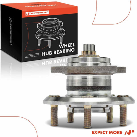 Rear Wheel Bearing Hub Assembly Set 2 Pack For Kia Optima 2006 2007 2008 And Magentis 2006 2007 2008 2009 2010 5 Lug Non ABS Brakes Compatible High Load Replacement front view