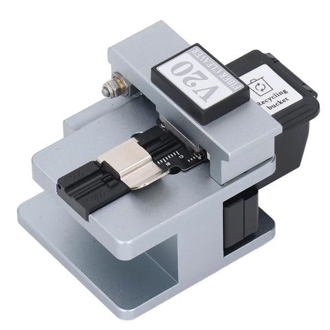 Heavy Duty 3 In 1 Optical Fiber Cleaver With Tungsten Steel Blade, robust aluminum design for precise cable cuts.