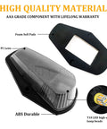 Ford F150 F250 F350 Super Duty Cab Roof Marker Lights Kit with smoked PC lens and T10 LED bulb close-up view.