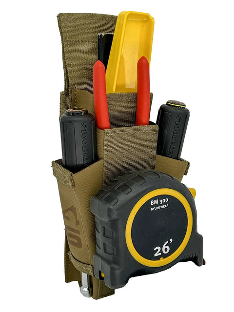 Murphy Speed Tool Pouch With Nelson Freedom Clip For Tape Measure And Small Tools Like Screwdrivers And Pliers, Built From 1000D Nylon