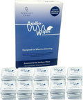Alcohol Free Cleaning Wipes For Hearing Aids And Tech, 100 Count Individually Wrapped, fast drying and gentle, box in view