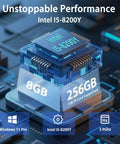13.3 Inch Heavy Duty Rugged Tablet With Windows 11, Built Like A Tank Intel Core I5 Chip And 8 Gig RAM 256 GB Drive, IP65 Waterproof Field Workstation For Real World Hustle with Intel i5-8200Y processor.